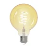 LUUMR Smarte Lyskilder|Led Pærer > Smart LED-pære G95 E27 ravfarvet 4,9 W Tuya WLAN