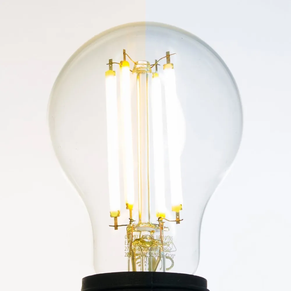 LUUMR Dæmpbar Led-Pære|Filament Pære > Smart LED-pære klar E27 A60 7W Tuya WLAN CCT