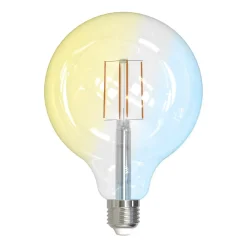 LUUMR Dæmpbar Led-Pære|Filament Pære > Smart LED-pære klar E27 G125 7W Tuya WLAN CCT