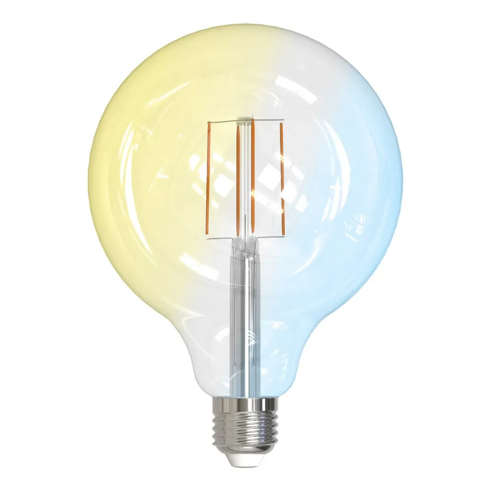 LUUMR Dæmpbar Led-Pære|Filament Pære > Smart LED-pære klar E27 G125 7W Tuya WLAN CCT