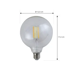 LUUMR Dæmpbar Led-Pære|Filament Pære > Smart LED-pære klar E27 G125 7W Tuya WLAN CCT