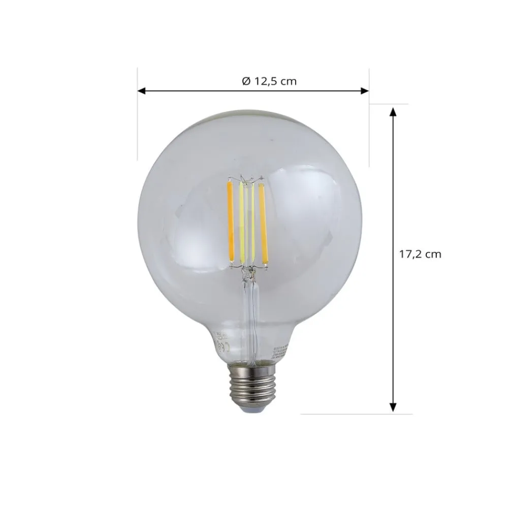 LUUMR Dæmpbar Led-Pære|Filament Pære > Smart LED-pære klar E27 G125 7W Tuya WLAN CCT