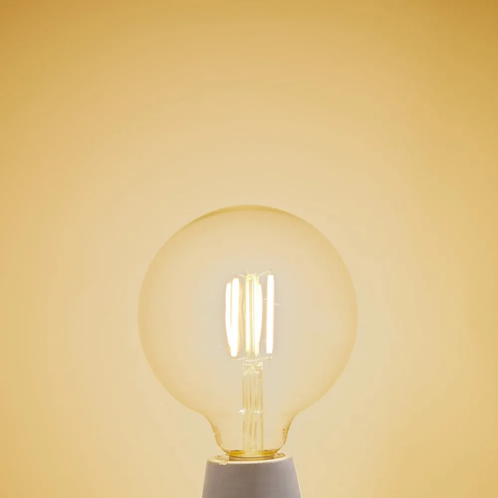 LUUMR Dæmpbar Led-Pære|Filament Pære > Smart LED-pære klar E27 G125 7W Tuya WLAN CCT