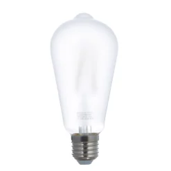 Dæmpbar Led-Pære|Smarte Lyskilder ^ LUUMR Smart LED-pære mat E27 ST64 7W Tuya WLAN CCT