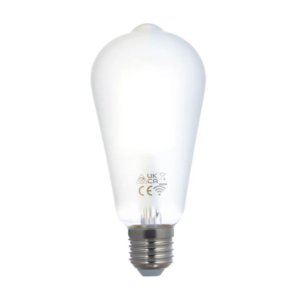 LUUMR Dæmpbar Led-Pære|Smarte Lyskilder > Smart LED-pære, 3 stk, E27, ST64, 7W, mat, Tuya