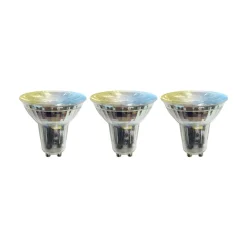 LUUMR Dæmpbar Led-Pære|Smarte Lyskilder > Smart LED-pære 3stk GU10 glas 4,7W klar Tuya