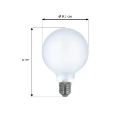 LUUMR Dæmpbar Led-Pære|Smarte Lyskilder > Smart LED-pære sæt med 2 E27 G95 7W mat Tuya