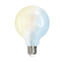 Dæmpbar Led-Pære|Smarte Lyskilder ^ LUUMR Smart LED-pære sæt med 3 E27 G95 7W mat Tuya