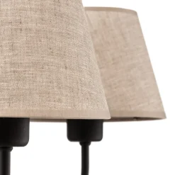 TK Lighting Lysekroner > Lysekrone Chicago, linnedskærme med 5 lyskilder