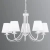Trio Lighting Lysekroner > Lysekrone Cortez, hvid, 5 lyskilder
