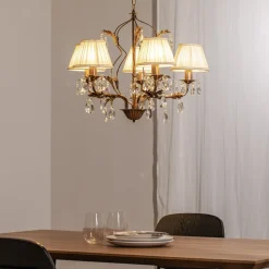 Lysekroner ^ ONLI Lysekrone Karen 5 lyskilder bronze