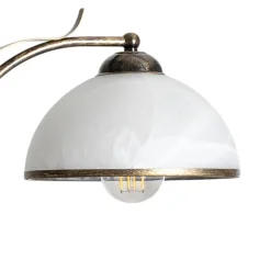 Luminex Lysekroner > Lysekrone Korfu, 5 lyskilder, Ø 68 cm, antik guldfarve