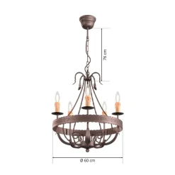 Luminex Gang|Pendellamper > Lysekrone Loara, 5 lyskilder
