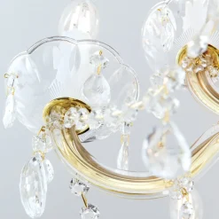 Lysekroner ^ ORION Lysekrone Marie Claire krystalglas 9 lyskilder