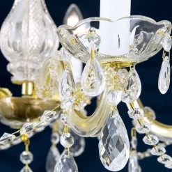 ORION Lysekroner > Lysekrone Marie Claire krystalglas 5 lyskilder