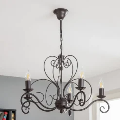 Pendellamper|Lysekroner ^ Luminex Lysekrone Mauro, 5 lyskilder