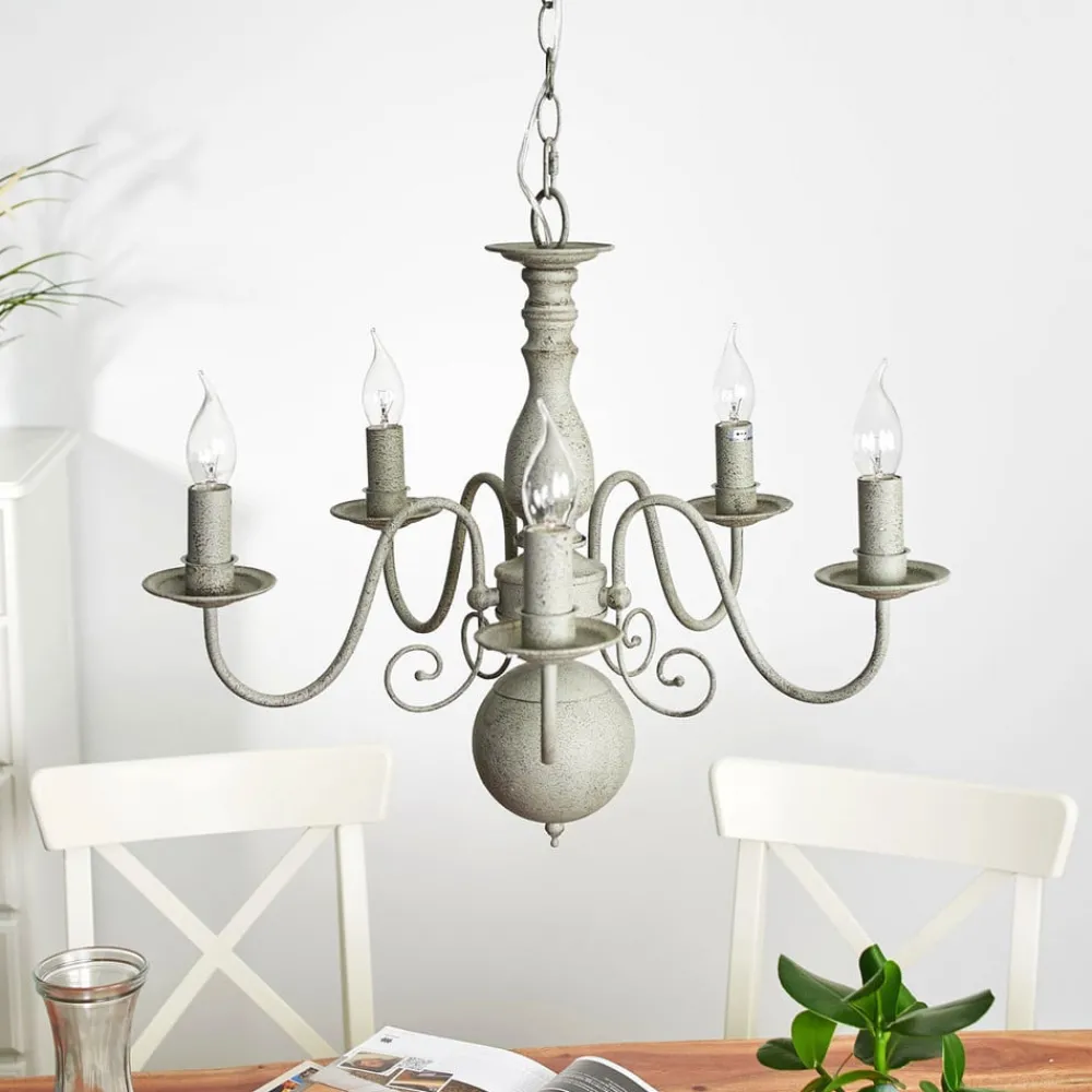 Searchlight Lysekroner > Lysekronen Greythorne, 5 lyskilder