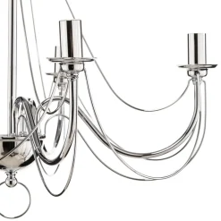 Domiluce Lysekroner > Lysekrone Retro, femarmet 75 cm, krom