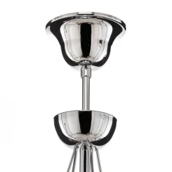 Domiluce Lysekroner > Lysekrone Retro, femarmet 75 cm, krom