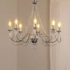 Domiluce Lysekroner > Lysekrone Retro, 8 lyskilder 75 cm, krom