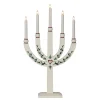 STAR TRADING Dekorationsbelysning > Lysestage Elias Tradition femflammet hvid
