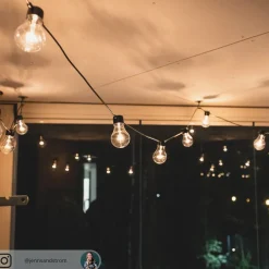 Konstsmide Christmas Dekorationsbelysning > Lyskæde Biergarten 20 lyskilder pære klar rav