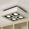 EGLO Spotlights > 4 lyskilder LED-loftlampe Loke