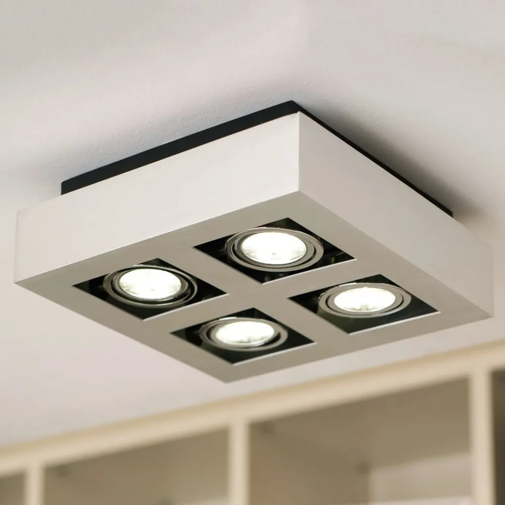 EGLO Spotlights > 4 lyskilder LED-loftlampe Loke