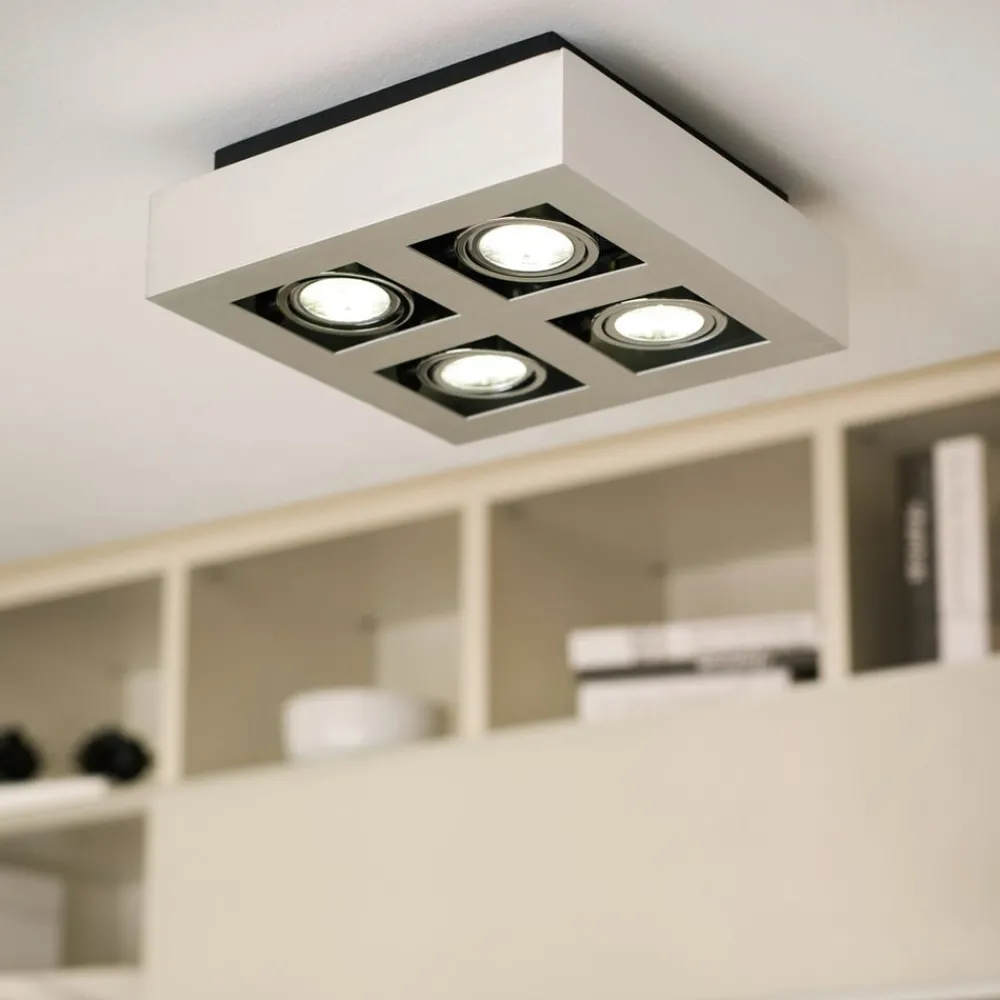 EGLO Spotlights > 4 lyskilder LED-loftlampe Loke