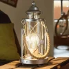 Bordlamper ^ EGLO Lys lanterne bordlampe Kirian sølv-antik