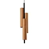 Bæredygtige Lamper ^ LZF LAMPS LZF Black Note Triplet pendellampe, sort/kirsebær