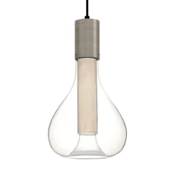 LZF LAMPS Bæredygtige Lamper > LZF Eris LED-pendellampe, glas, aluminium/elfenben