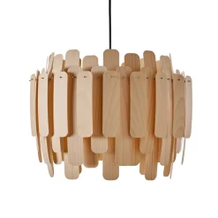 Bæredygtige Lamper ^ LZF LAMPS LZF Maruja pendellampe i træ, bøg