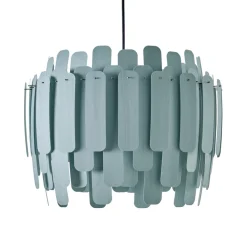 Bæredygtige Lamper ^ LZF LAMPS LZF Maruja pendellampe i træ, blå