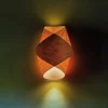 Væglamper ^ LZF LAMPS LZF Orbit væglampe, kirsebærtræ natur