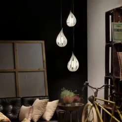 LZF LAMPS Bæredygtige Lamper > LZF Raindrop medium hængelampe, elfenben