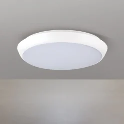 ORION Loftlamper > Maggy LED-loftlampe, Ø 25 cm, hvid, CCT, IP65, dekorative ringe