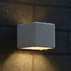 Væglampe Med Sensor|Terrassebelysning ^ FH Lighting Magnetics LED-væglampe, hvid, USB, bevægelsessensor