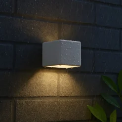 Væglampe Med Sensor|Terrassebelysning ^ FH Lighting Magnetics LED-væglampe, hvid, USB, bevægelsessensor