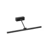 Væglamper|Væglamper ^ FARO BARCELONA Magritte 450 LED-væglampe, sort, aluminium, bredde 45 cm