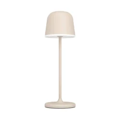 Dekorationsbelysning|Terrassebelysning ^ EGLO Mannera LED-bordlampe med batteri, sand