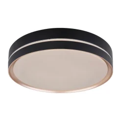 Globo Loftlamper > Manni LED-loftlampe, Ø 39 cm, sort/bronzefarvet, CCT