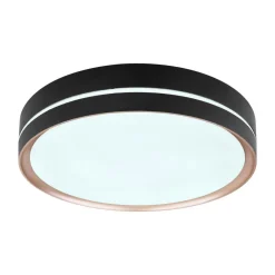 Globo Loftlamper > Manni LED-loftlampe, Ø 39 cm, sort/bronzefarvet, CCT
