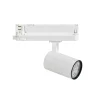 MEGAMAN Skinnesystem > Marco 2 Mini LED-spot, hvid, 2.800 K, 24° / 36°, 3-faset