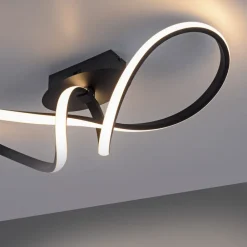 JUST LIGHT. GmbH Loftlamper|Loftlamper > Maria LED-loftlampe, kan dæmpes, sort