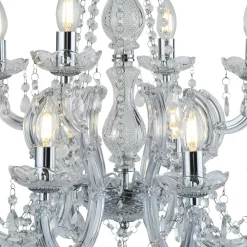 Searchlight Lysekroner > MARIE THERESE klassisk lysekrone, krom