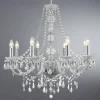 Searchlight Lysekroner|Pendellamper > Marie Therese lysekrone, krom, 8 lyskilder
