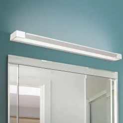 Væglamper ^ ORION Marilyn LED-spejllampe, hvid, drejbar 90 cm