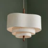 MARKET SET Pendellamper > Pebble tekstil-hængelampe creme Ø 58 cm