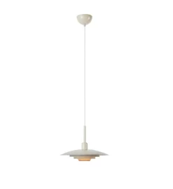 Markslöjd Pendellamper > Hængelampe Piny, beige, Ø 35 cm, metal, E27